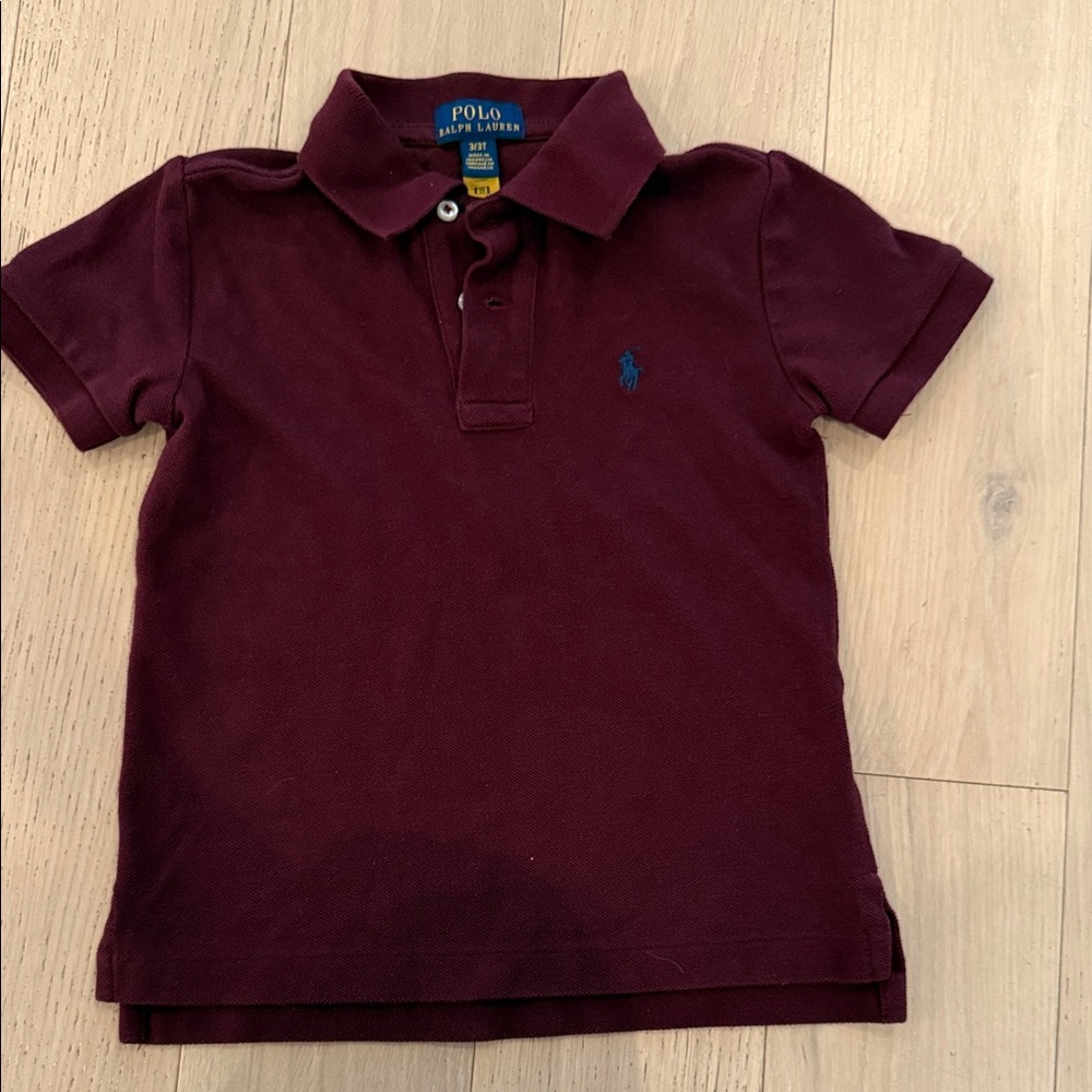 Polo by Ralph Lauren Kids Burgundy Polo Shirt